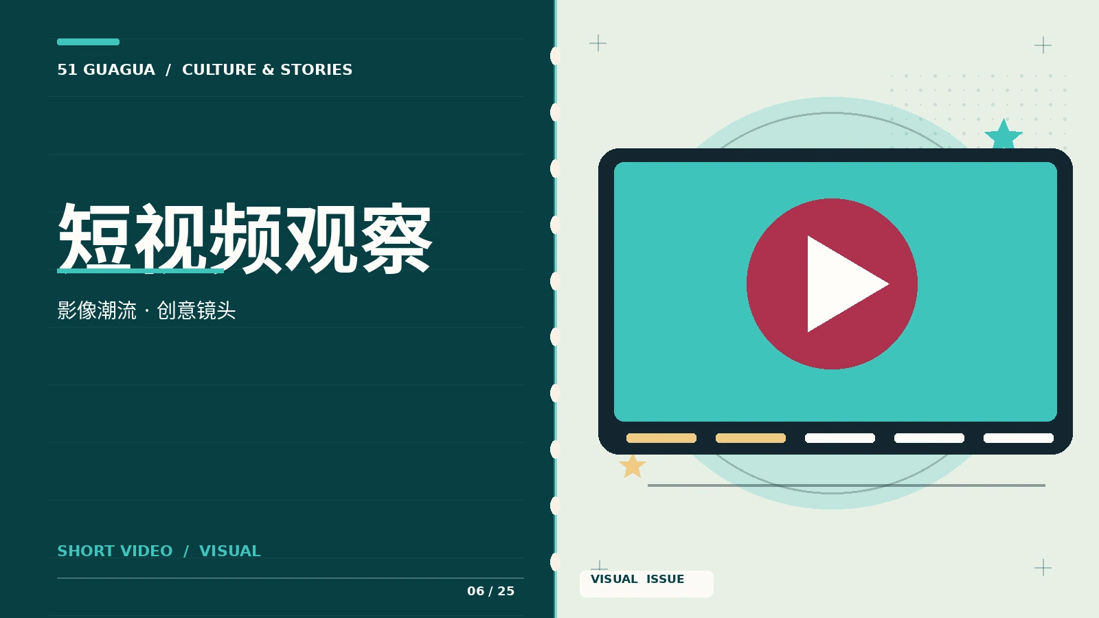 短视频与幕后观察栏目配图